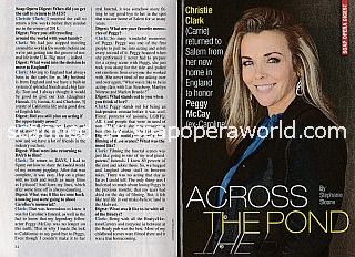 Interview with Christie Clark (Carrie Brady on Days Of Our Lives)