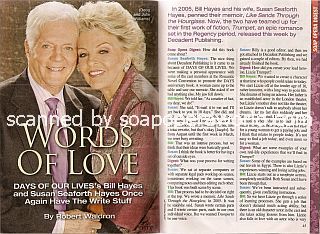 Interview with Bill Hayes & Susan Seaforth Hayes (Doug & Julie on Days Of Our Lives)