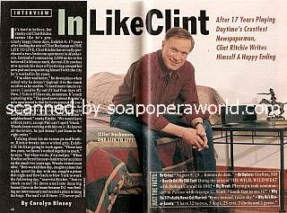 Interview with Clint Ritchie (Clint Buchanan on One Life To Live)