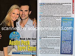 Interview with real-life couple and former ATWT stars Terri Conn & Austin Peck (Katie and Brad on As The World Turns)