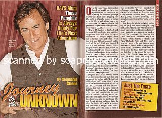 Interview with Thaao Penghlis (Tony DiMera on the soap opera, Days Of Our Lives)