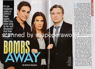DAYS Cover Story:  Bombs Away with Galen Gering, Kristian Alfonso and Daniel Cosgrove