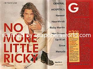 Interview with Ricky Martin (Miguel Morez on General Hospital)