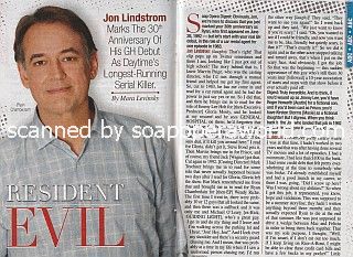 Interview with Jon Lindstrom of General Hospital