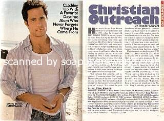 Shawn Christian played the role of Johnny Durant on the primetime series, Summerland