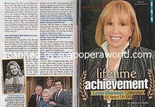 Interview with Leslie Charleson of General Hospital