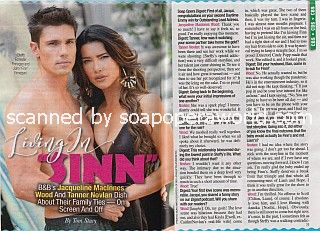 Interview with Tanner Novlan & Jacqueline MacInnes Wood of The Bold & The Beautiful