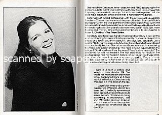 Interview with Kate Mulgrew (Kate plays the role of Mary Ryan on soap opera, Ryan's Hope