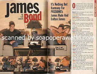 Interview with James Hyde and Dalton James (Sam and Hank on the NBC soap opera, Passions)