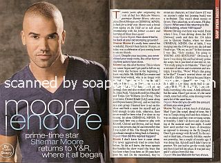 Interview with Shemar Moore (Malcolm on The Young & The Restless and Derek Morgan on Criminal Minds)