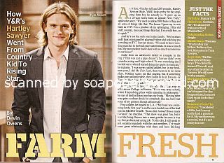 Interview with Hartley Sawyer (Kyle Abbott on the soap opera, The Young & The Restless)