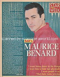 Star Of The Week:  Maurice Benard (Sonny Corinthos on General Hospital)