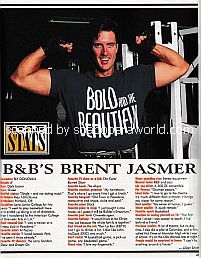 Star Stats with Brent Jasmer of The Bold & The Beautiful