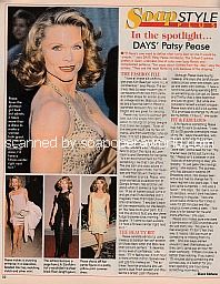 Soap Style with Patsy Pease of Days Of Our Lives