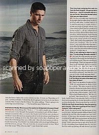 Interview with actor, Matthew Fox of Lost