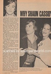 Why Shaun Cassidy Can't Risk Falling In Love