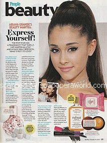 Beauty Interview with singer, Ariana Grande