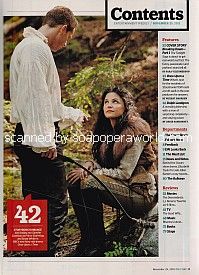Contents Page featuring Josh Dallas & Ginnifer Goodwin of Once Upon a Time