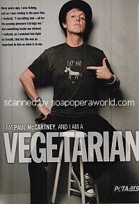 I Am Paul McCartney, And I Am A Vegetarian