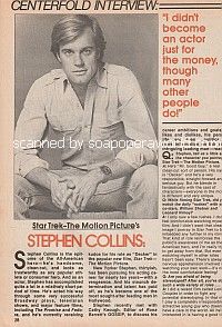 Interview with Stephen Collins of Star Trek The Motion Picture