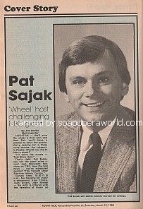 Interview with Pat Sajak of Wheel Of Fortune