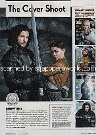 The Cover Shoot with Game Of Thrones