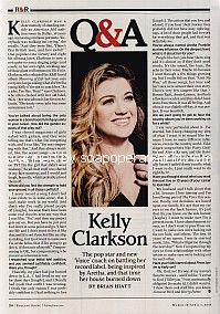 Q&A with singer, Kelly Clarkson