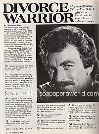 Interview with Tom Selleck