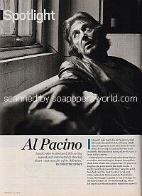 Spotlight Interview with actor Al Pacino