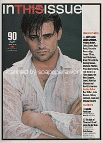 Contents Page featuring Matt LeBlanc of Friends