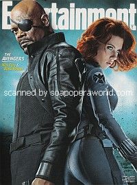 Avengers Cover featuring Nick Fury & Black Widow