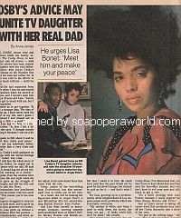 Lisa Bonet of The Cosby Show