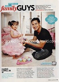 Family Guys featuring Mario Lopez and daughter, Gia