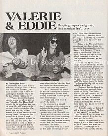 Interview with Valerie Bertinelli & Eddie Van Halen