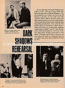 Dark Shadows Rehearsal with Jonathan Frid and Louis Edmonds