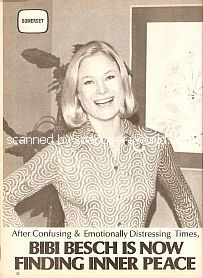 Interview with Bibi Besch (Eve Lawrence on the soap opera, Somerset)