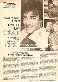 Interview with Thaao Penghlis (Tony DiMera on Days Of Our Lives)
