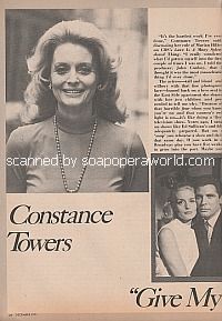 Interview with Constance Towers of Love Is A Many Splendored Thing