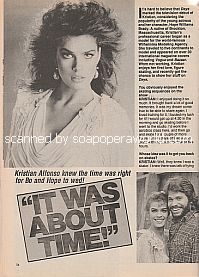 Interview with Kristian Alfonso (Hope on Days Of Our Lives)