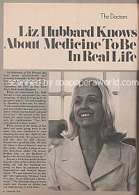 Interview with Elizabeth Hubbard of The Doctors