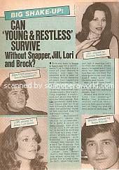 Can Y&R Survive Without Snapper, Jill, Lori & Brock?