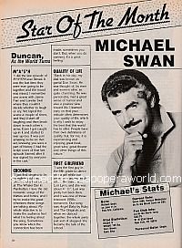 Star Of The Month:  Michael Swan (Duncan on As The World Turns)