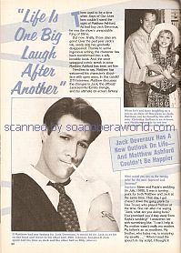 Interview with Matthew Ashford (Jack Deveraux on the soap opera, Days Of Our Lives)