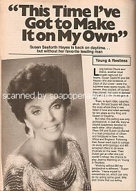 Interview with Susan Seaforth Hayes (Joanna Manning on The Young & The Restless)