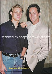 Jensen Ackles and Drake Hogestyn (Eric and John on Days Of Our Lives)