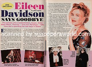 Eileen Davidson Says Goodbye