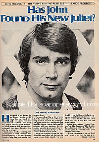 Interview with John McCook (Lance Prentiss on The Young and The Restless)