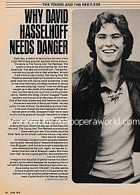 Interview with David Hasselhoff (Snapper Foster on The Young and The Restless)