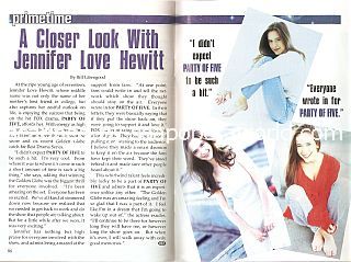 Interview with Jennifer Love Hewitt (Party Of Five)