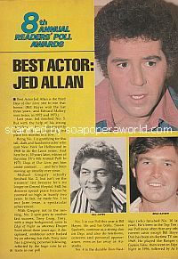 Best Actor Jed Allan (Don Craig on Days Of Our Lives)